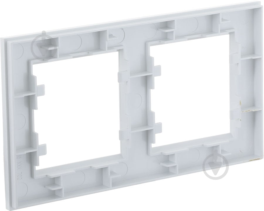 Рамка двухместная Makel Karea 00 горизонтальная белый - фото 3