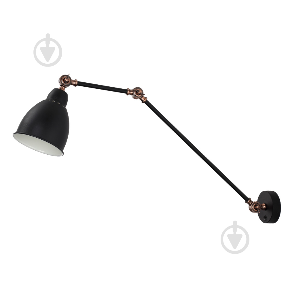 Бра Arte Lamp 1x60 Вт E27 черный A2055AP-1BK - фото 3