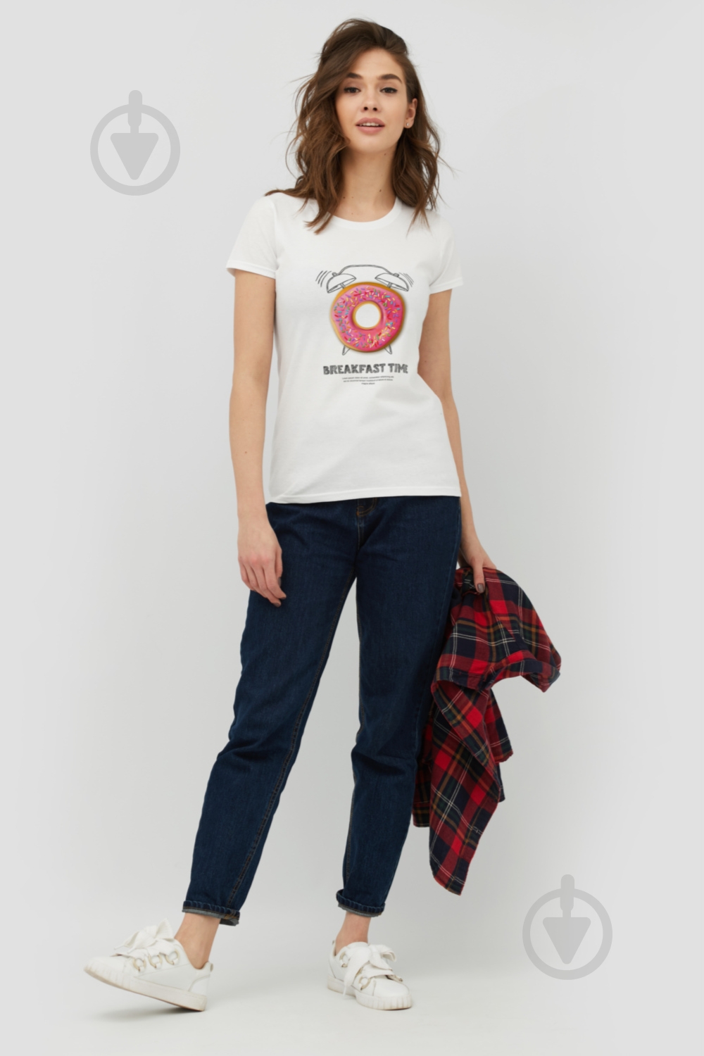 Футболка YAPPI Basic WW1284 р.M белый - фото 2 Футболка YAPPI Basic WW1284 р.M белый - фото 2