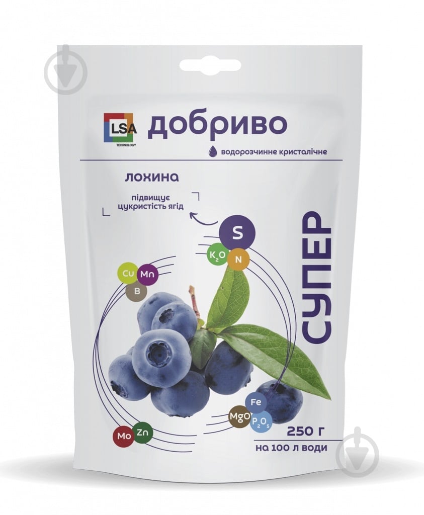 Удобрение Семейный сад Голубика 250 г - фото 1 Удобрение Семейный сад Голубика 250 г - фото 1