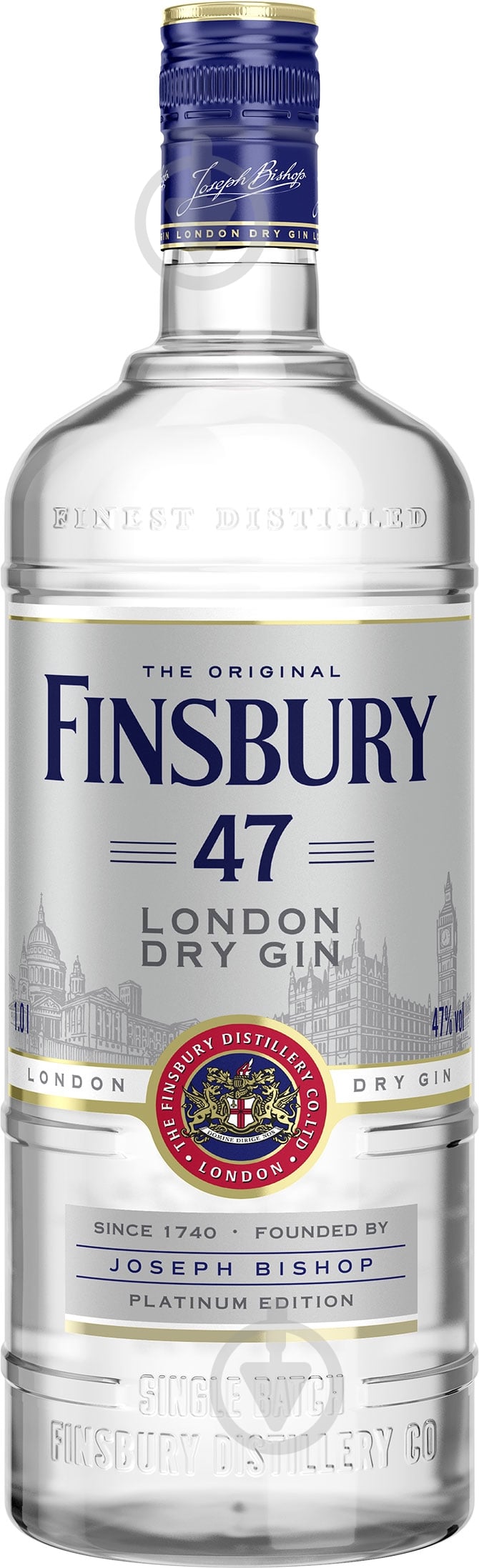 Джин Finsbury Platinum 47% 1 л - фото 1