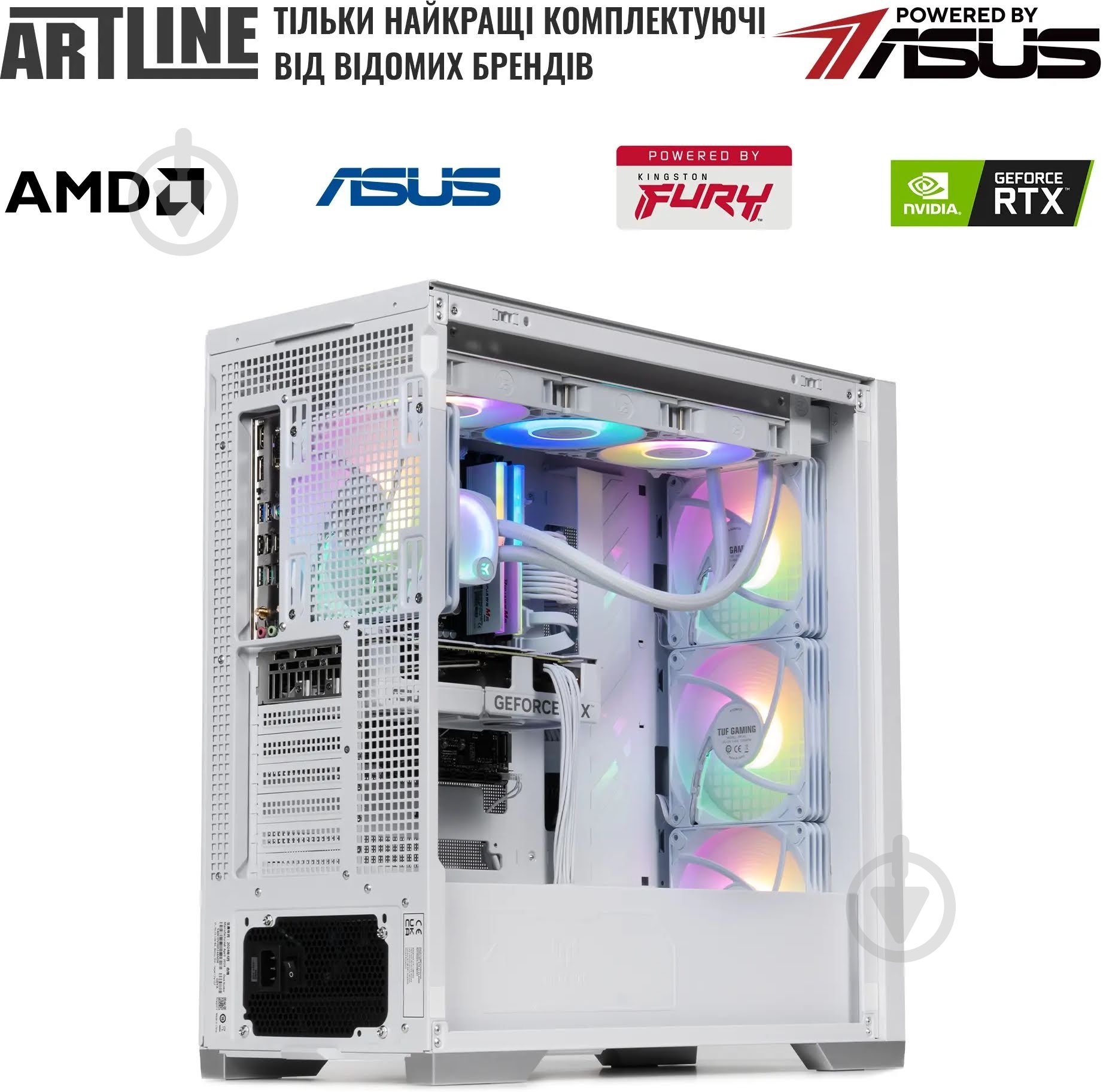 Компьютер Artline Overlord GT302 (GT302v21w) white - фото 11