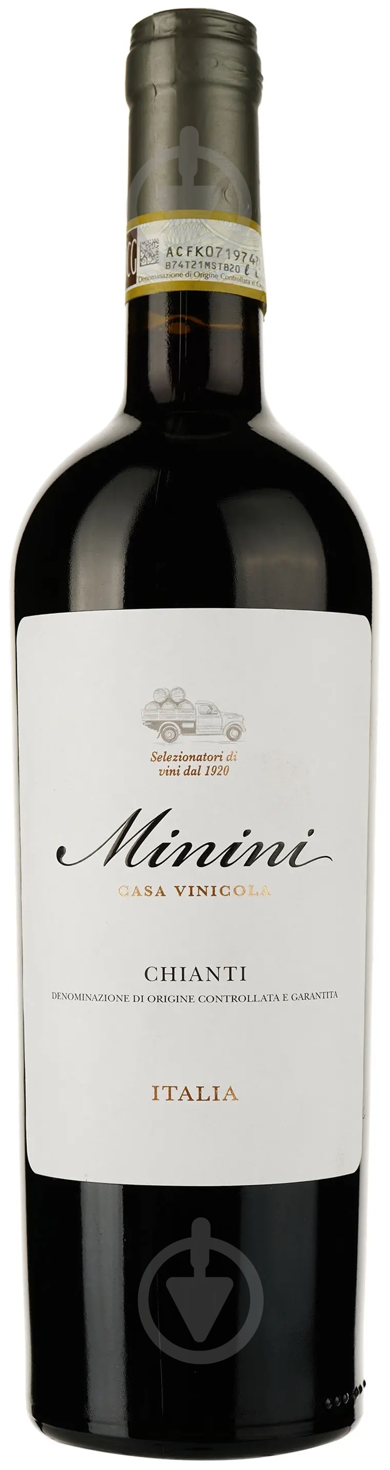 Вино MININI CHIANTI DOCG 2018 червоне сухе 13% 0,75 л - фото 1