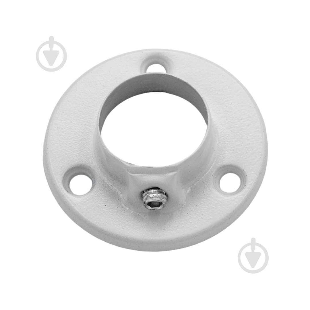 Фланец для трубы Homax d25 мм R-11M WHT матовый белый - фото 2