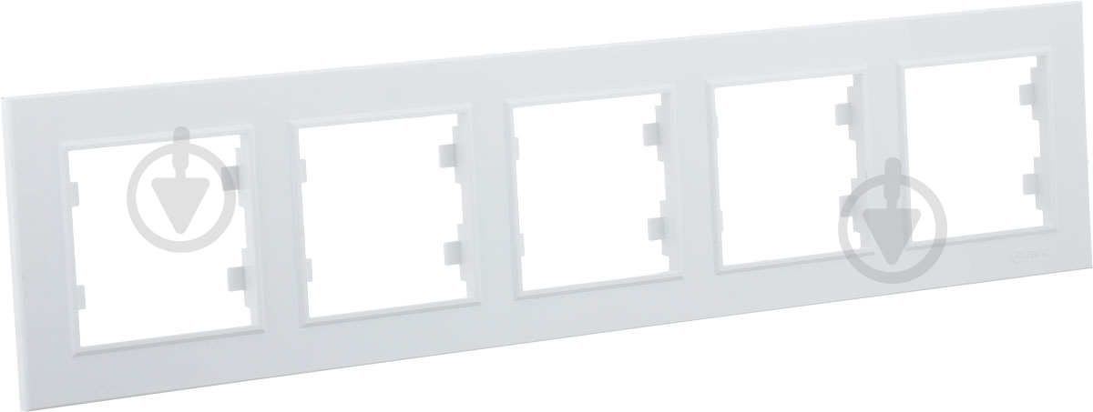 Рамка пятиместная Makel Karea горизонтальная белый - фото 2 Рамка пятиместная Makel Karea горизонтальная белый - фото 2