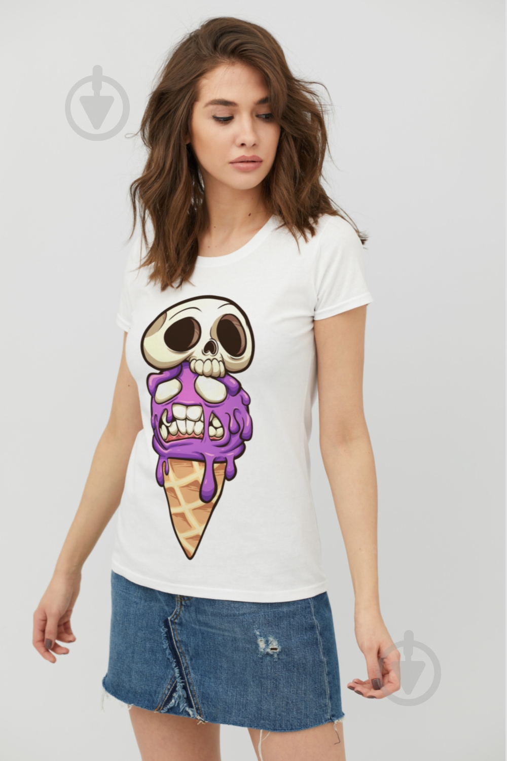 Футболка YAPPI Basic WW1283 р.S білий - фото 1 Футболка YAPPI Basic WW1283 р.S білий - фото 1