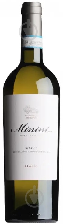 Вино MININI SOAVE DOC 2019 белое сухое 12% 0,75 л - фото 1