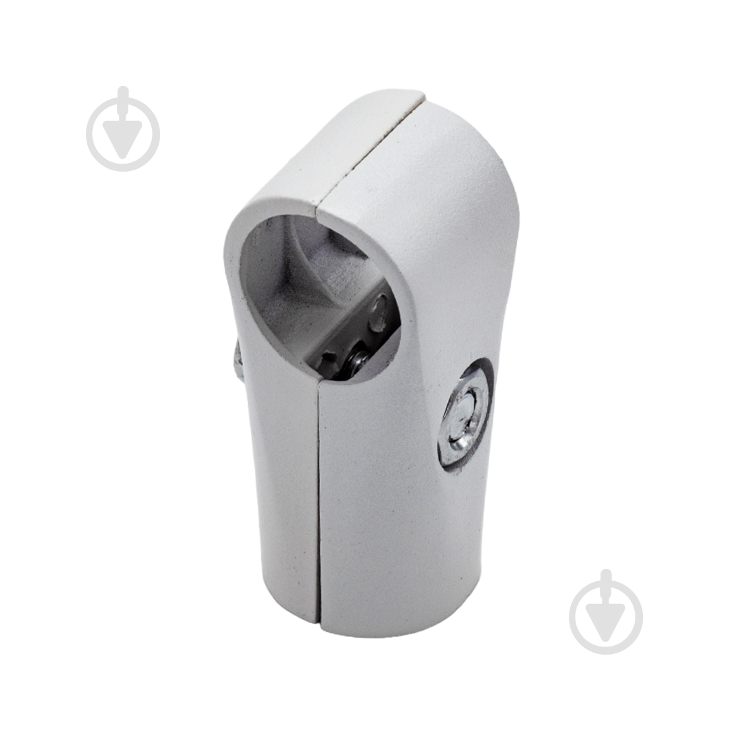 Крепление конечное Homax для трубы d25 мм R-42M WHT матовый белый - фото 4