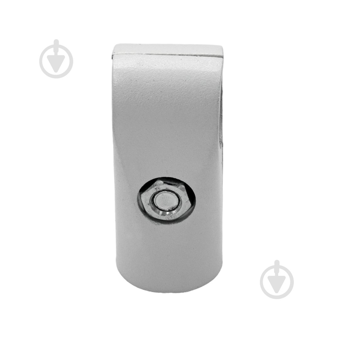 Крепление конечное Homax для трубы d25 мм R-42M WHT матовый белый - фото 2