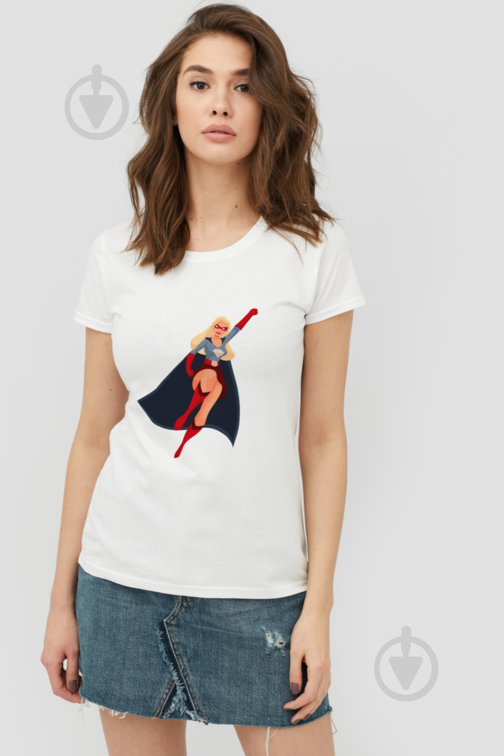 Футболка YAPPI Basic WW1253 р.L білий - фото 1 Футболка YAPPI Basic WW1253 р.L білий - фото 1