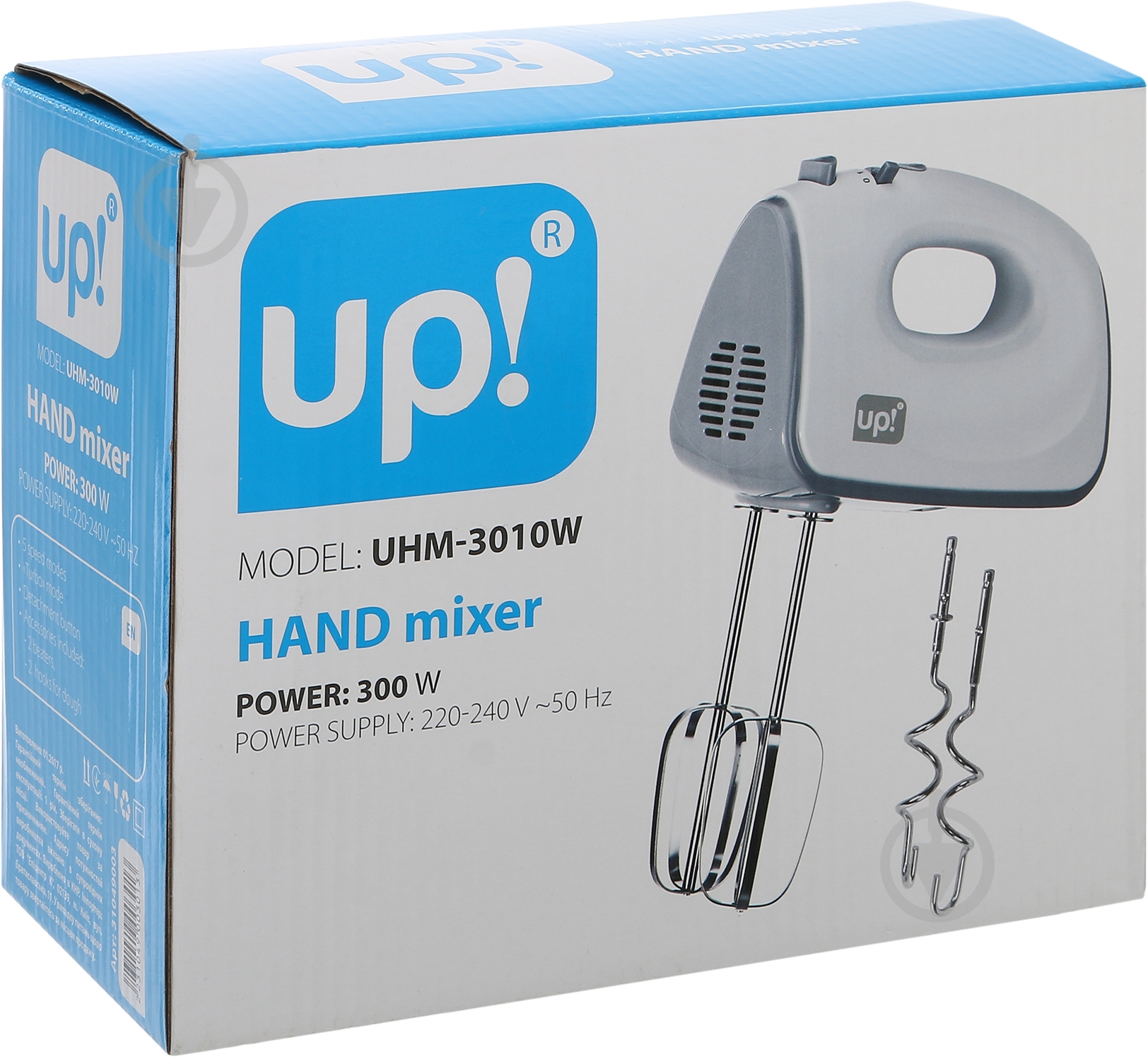 Миксер UP! (Underprice) HHM-3010W - фото 4 Миксер UP! (Underprice) HHM-3010W - фото 4