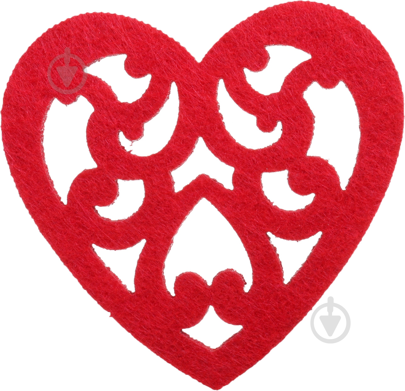 Декор из фетра Сердца 5 шт. Аплі Краплі - фото 2 Декор из фетра Сердца 5 шт. Аплі Краплі - фото 2