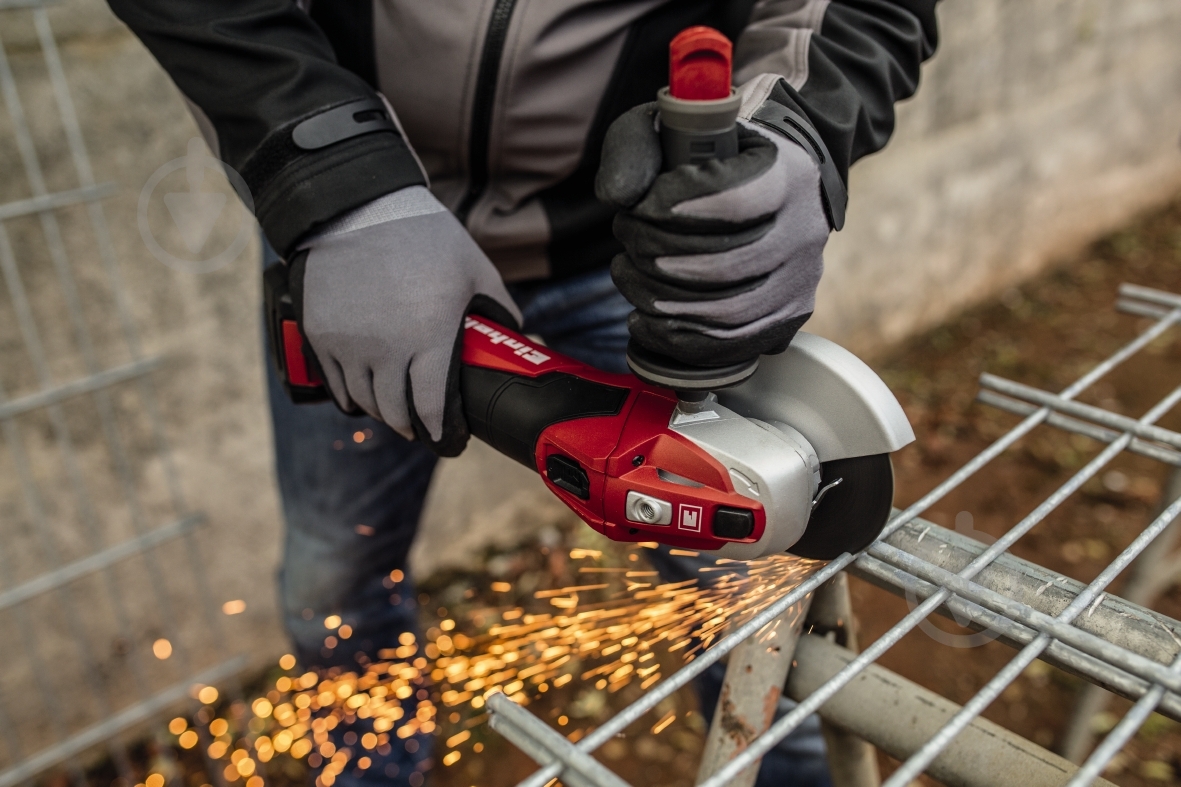 Болгарка (угловая шлифмашина) Einhell аккумуляторная PXC TE-AG 18/115 Li – Solo 4431110 - фото 5