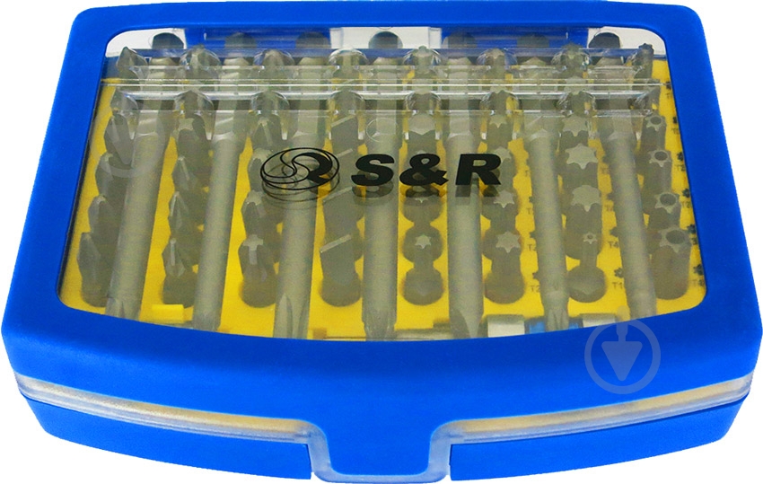 Набор бит S&R с держателем 57 шт. 251512757 - фото 2