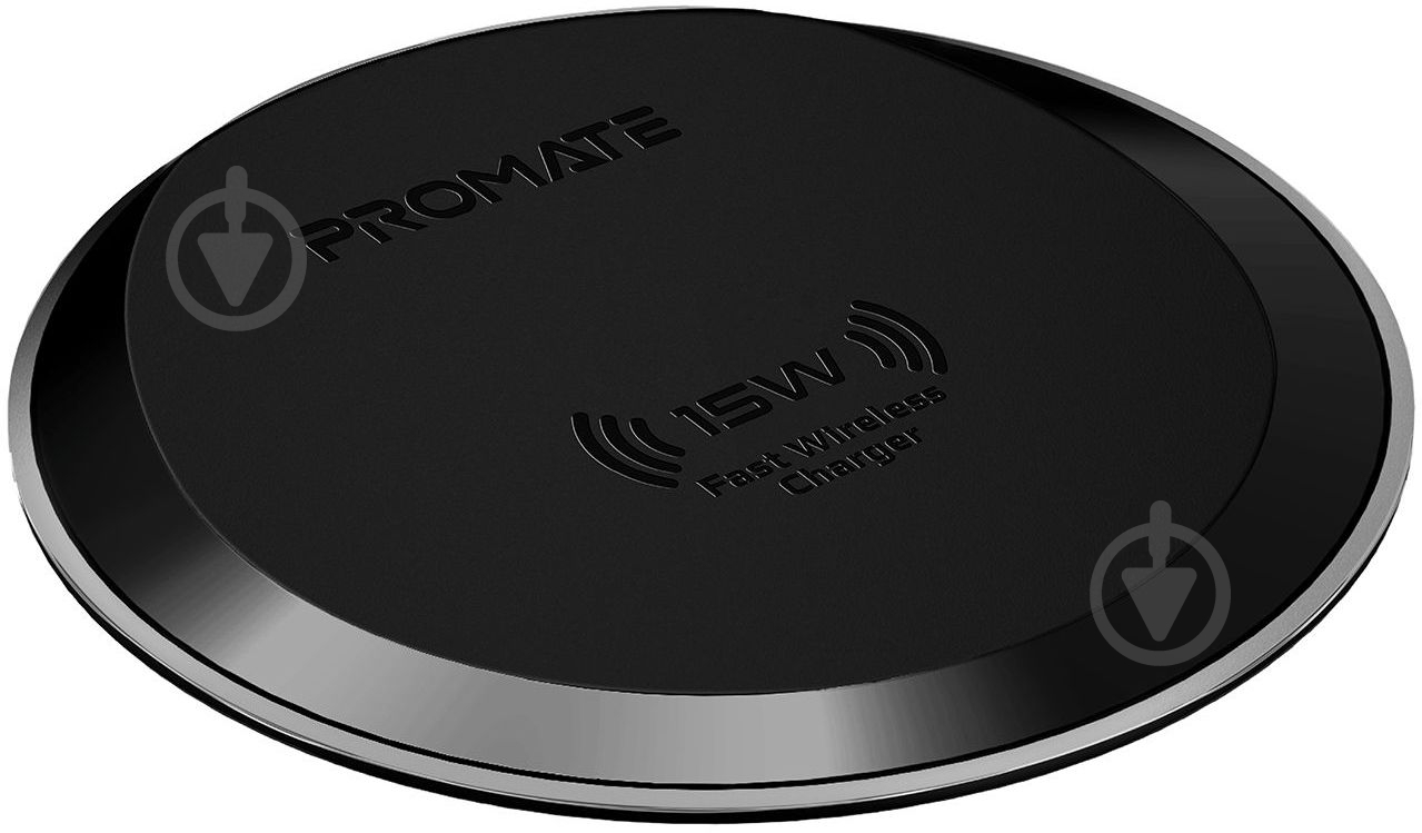 Беспроводное зарядное устройство Promate AuraPad-15W Black - фото 1