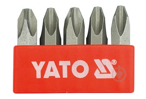 Набор бит YATO 5/16" PH3 х 36 мм 5 шт. YT-2811 - фото 1 Набор бит YATO 5/16" PH3 х 36 мм 5 шт. YT-2811 - фото 1