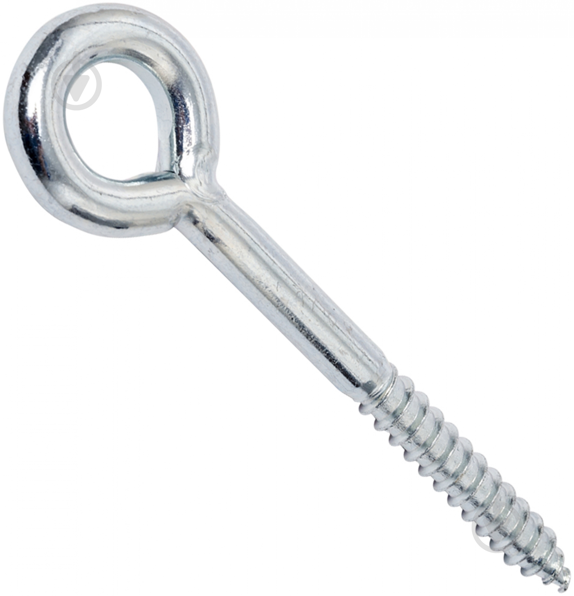 Шуруп с O-крюком 35449 ЦБ 4x30 мм 10 шт. белый цинк snapt - фото 1