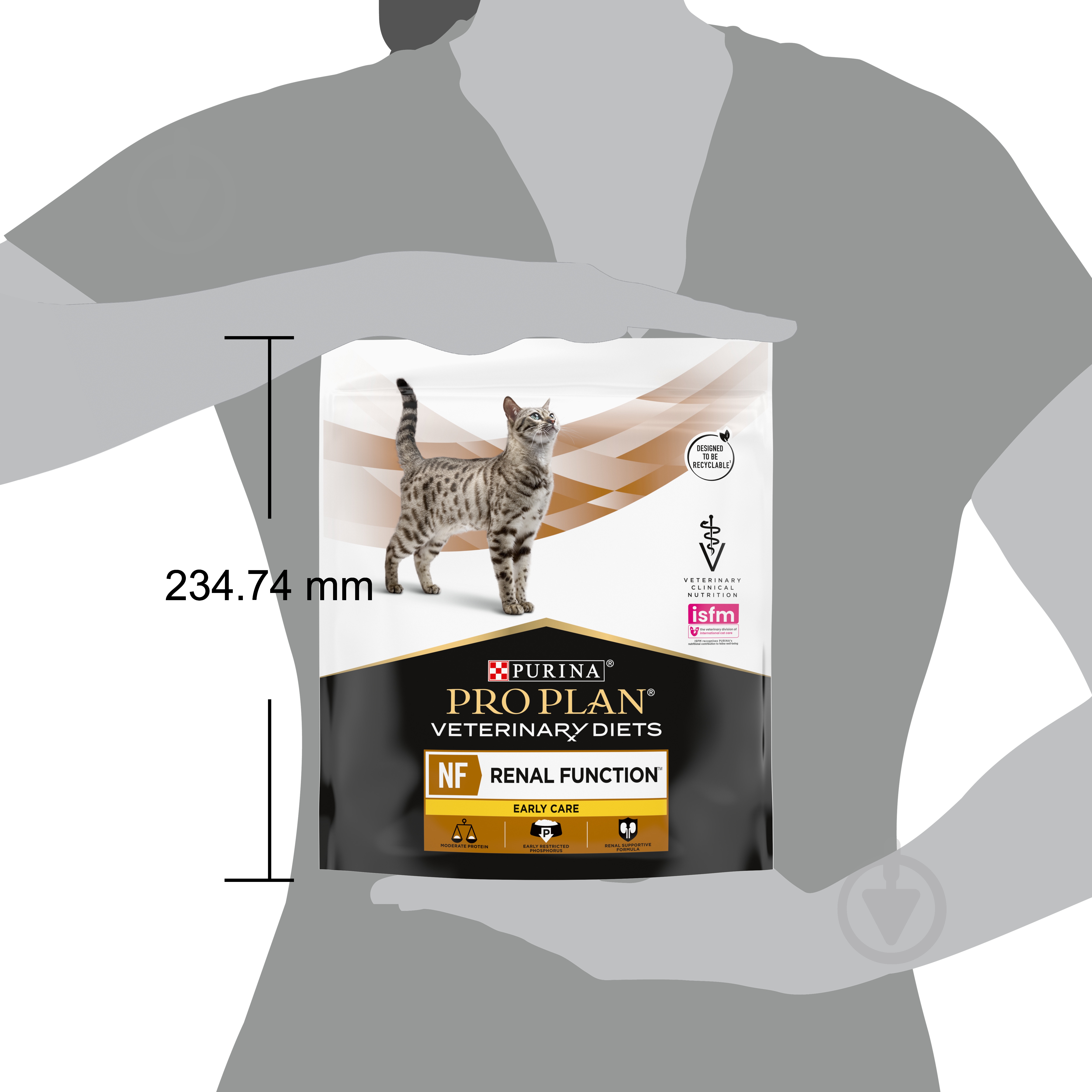 Корм сухой для взрослых кошек ProPlan by Purina VETERINARY DIETS NF Renal Function Early Care для поддержки функции почек при хронической болезни почек на ранних стадиях 350 г - фото 3 Корм сухой для взрослых кошек ProPlan by Purina VETERINARY DIETS NF Renal Function Early Care для поддержки функции почек при хронической болезни почек на ранних стадиях 350 г - фото 3