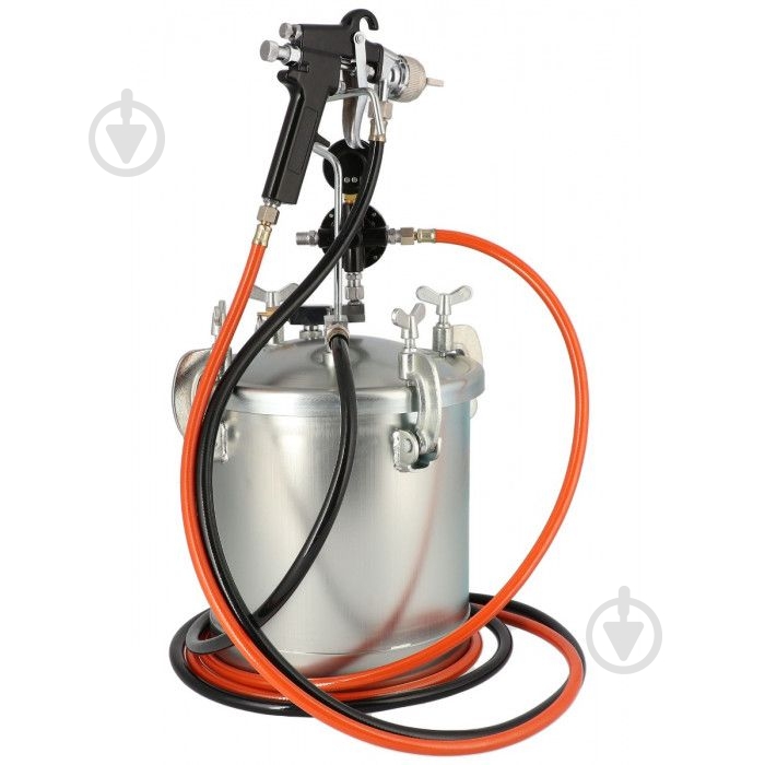 Фарборозпилювач пневматичний Airpress + бак 8,5 літрів 45202 - фото 2 Фарборозпилювач пневматичний Airpress + бак 8,5 літрів 45202 - фото 2