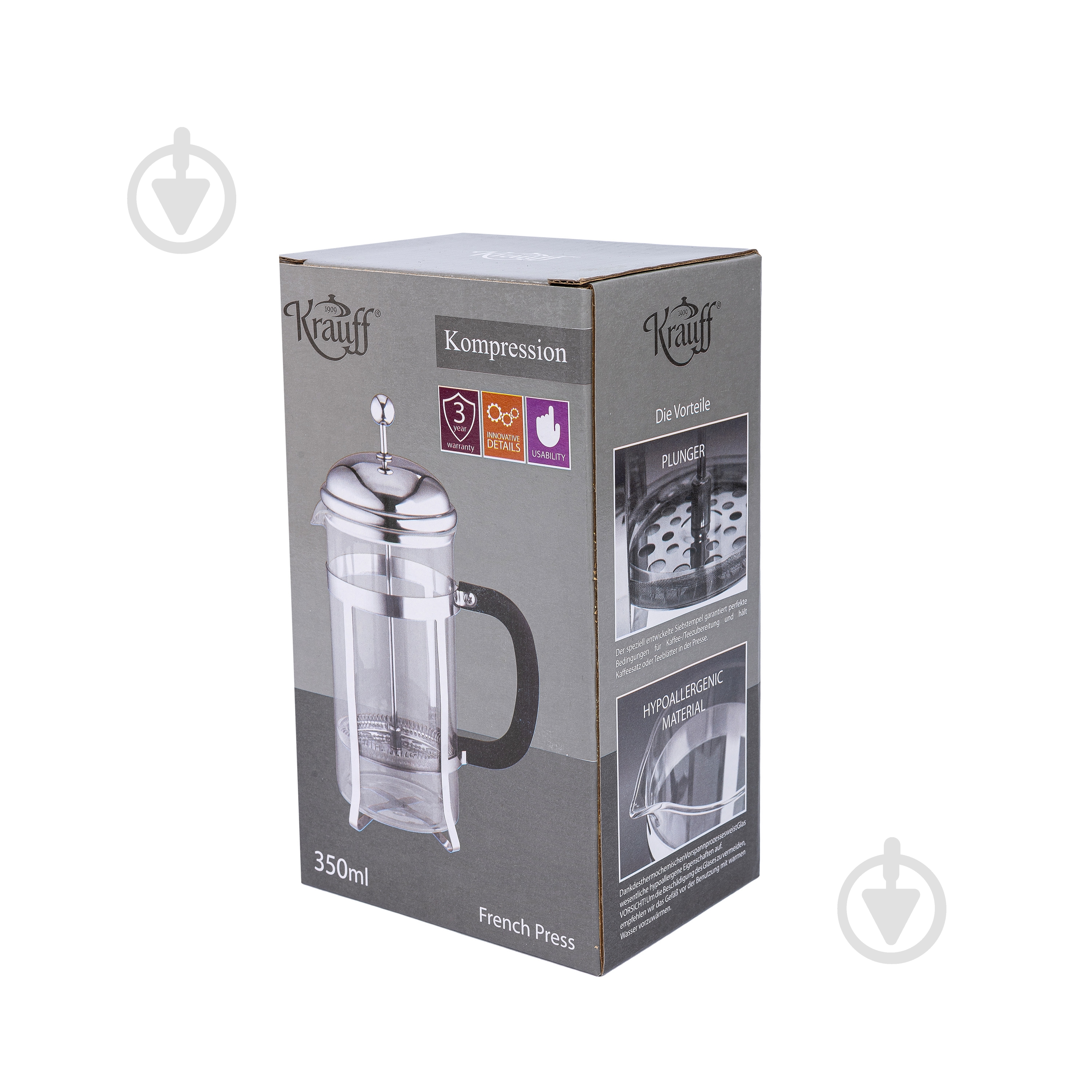 Френч-пресс Krauff 350 мл 26-177-009 - фото 6
