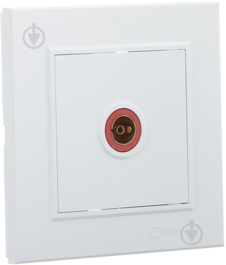Розетка TV Makel Karea белый - фото 2