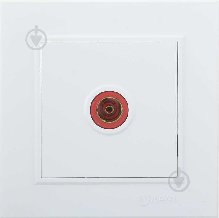 Розетка TV Makel Karea белый - фото 1