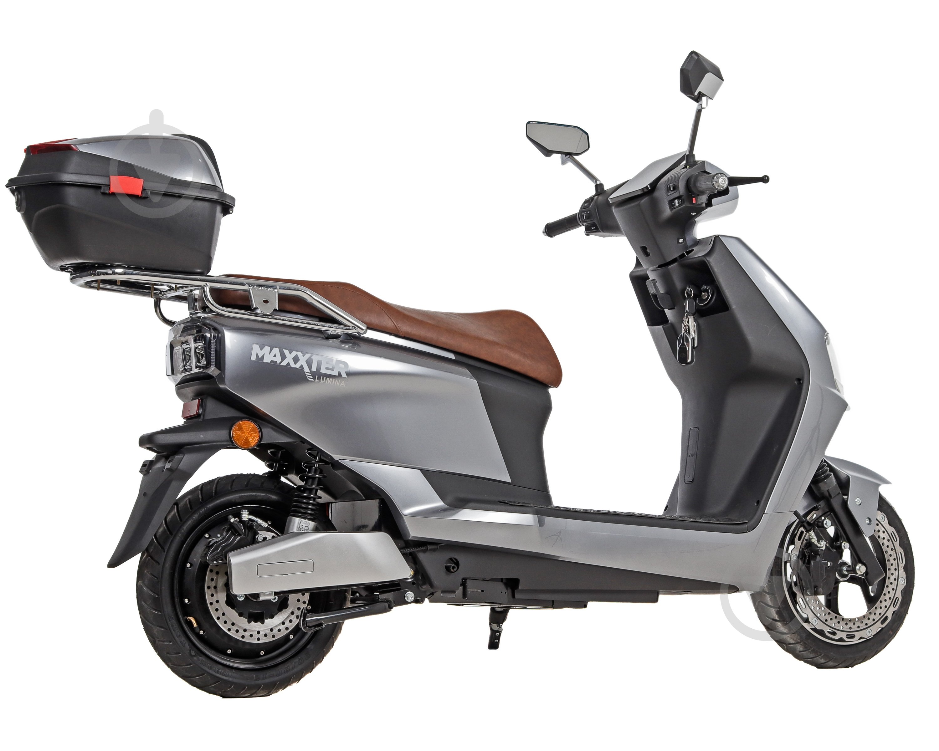 Електроскутер Maxxter LUMINA Silver - фото 3