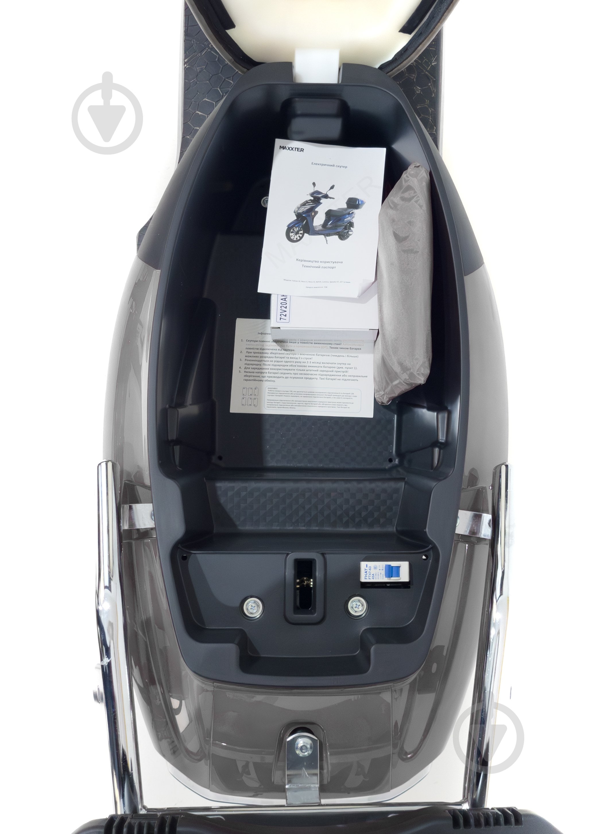 Електроскутер Maxxter LUMINA Silver - фото 7