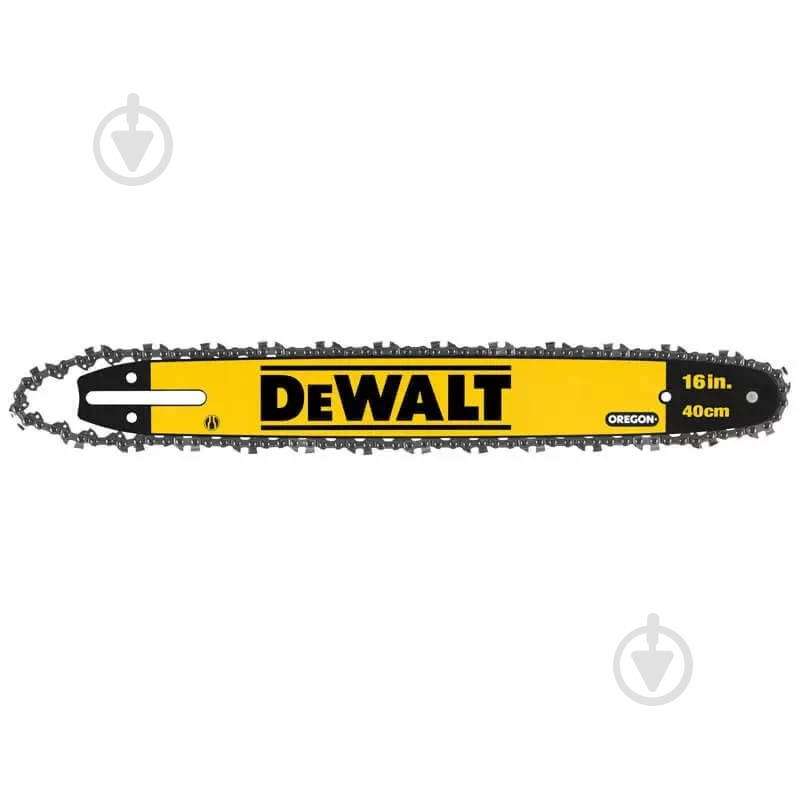Шина направляющая цепной пилы DeWalt + цепь - фото 1