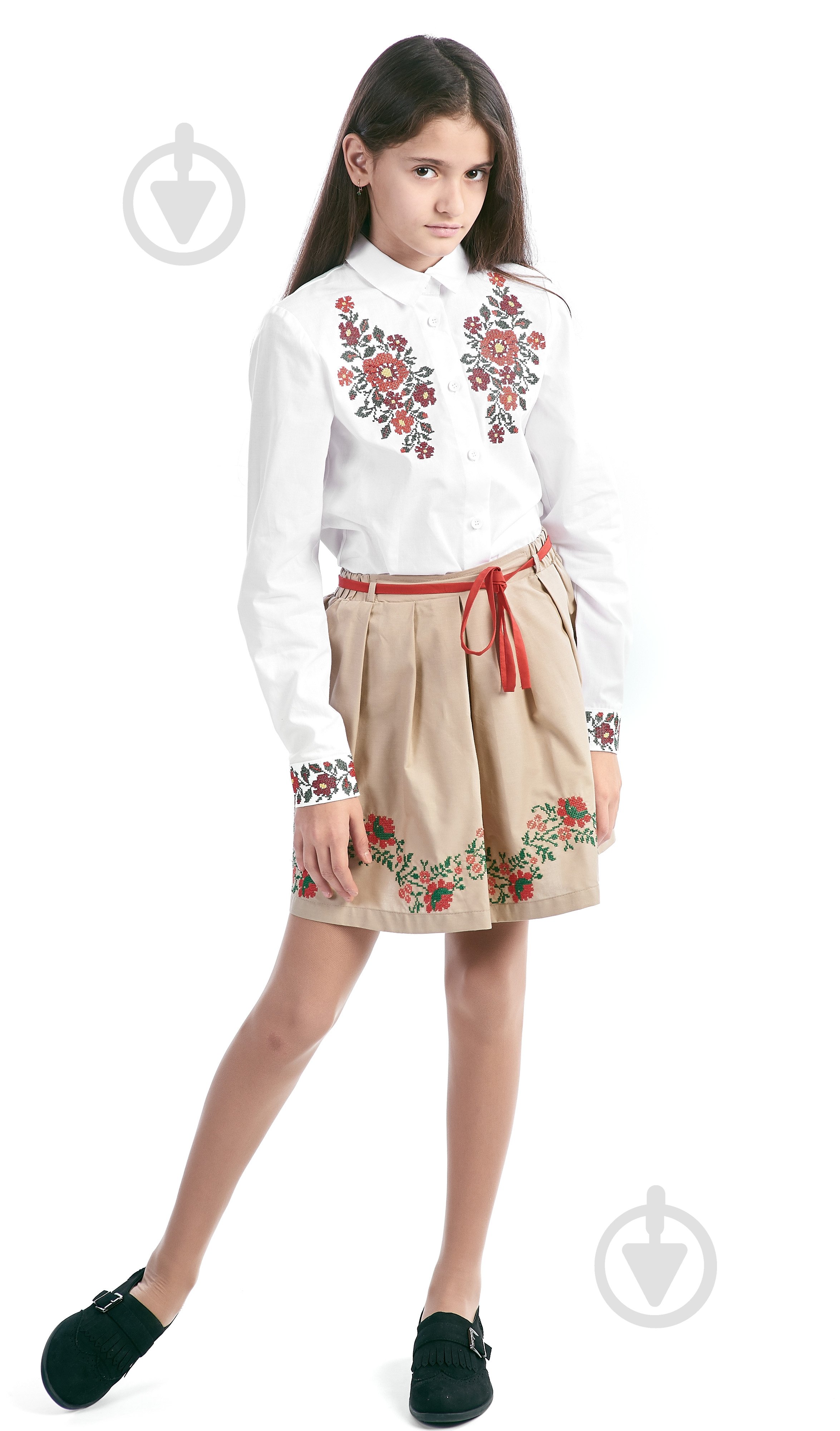 Спідниця для дівчаток Едельвіка р.122 бежевий 893-18/00 - фото 1