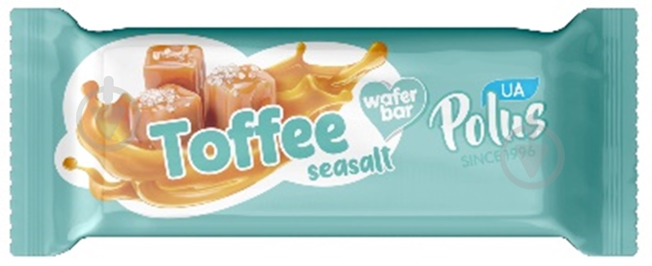 Батончик вафельный Polus SEASALT TOFFEE 30 г - фото 1