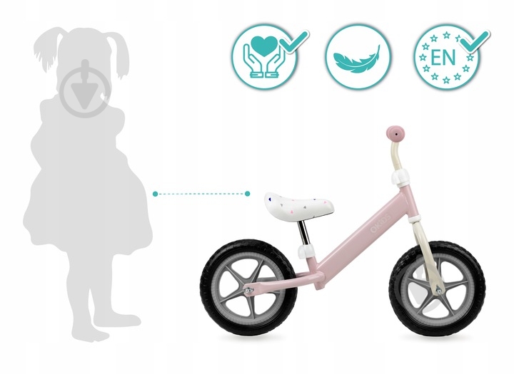 Беговел Qkids Fleet розовый QKIDS00003 - фото 2