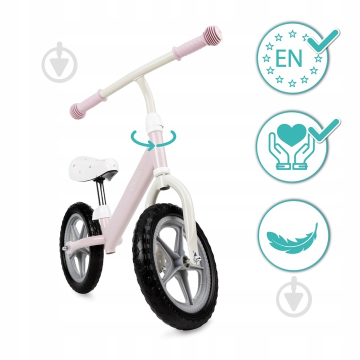 Беговел Qkids Fleet розовый QKIDS00003 - фото 9