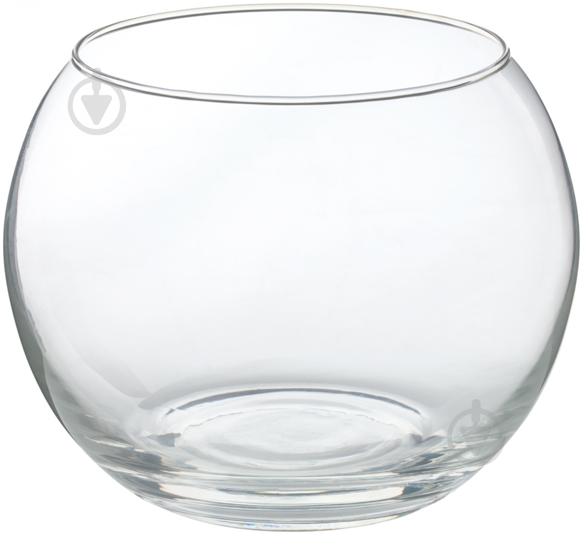 Ваза стеклянная Теамо Шар X018 12 см прозрачная - фото 1 Ваза стеклянная Теамо Шар X018 12 см прозрачная - фото 1