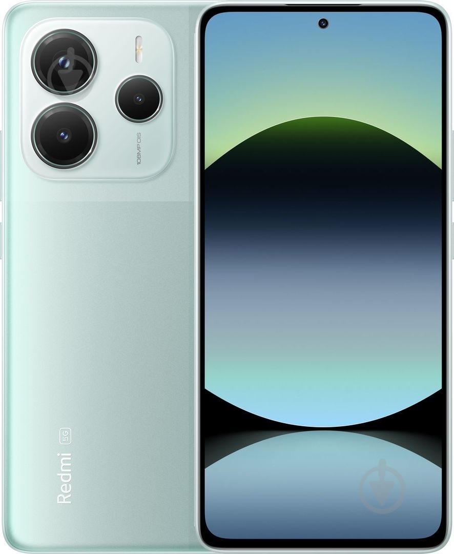 Смартфон Xiaomi Redmi Note 14 5G 8/256GB coral green (1123269) - фото 1