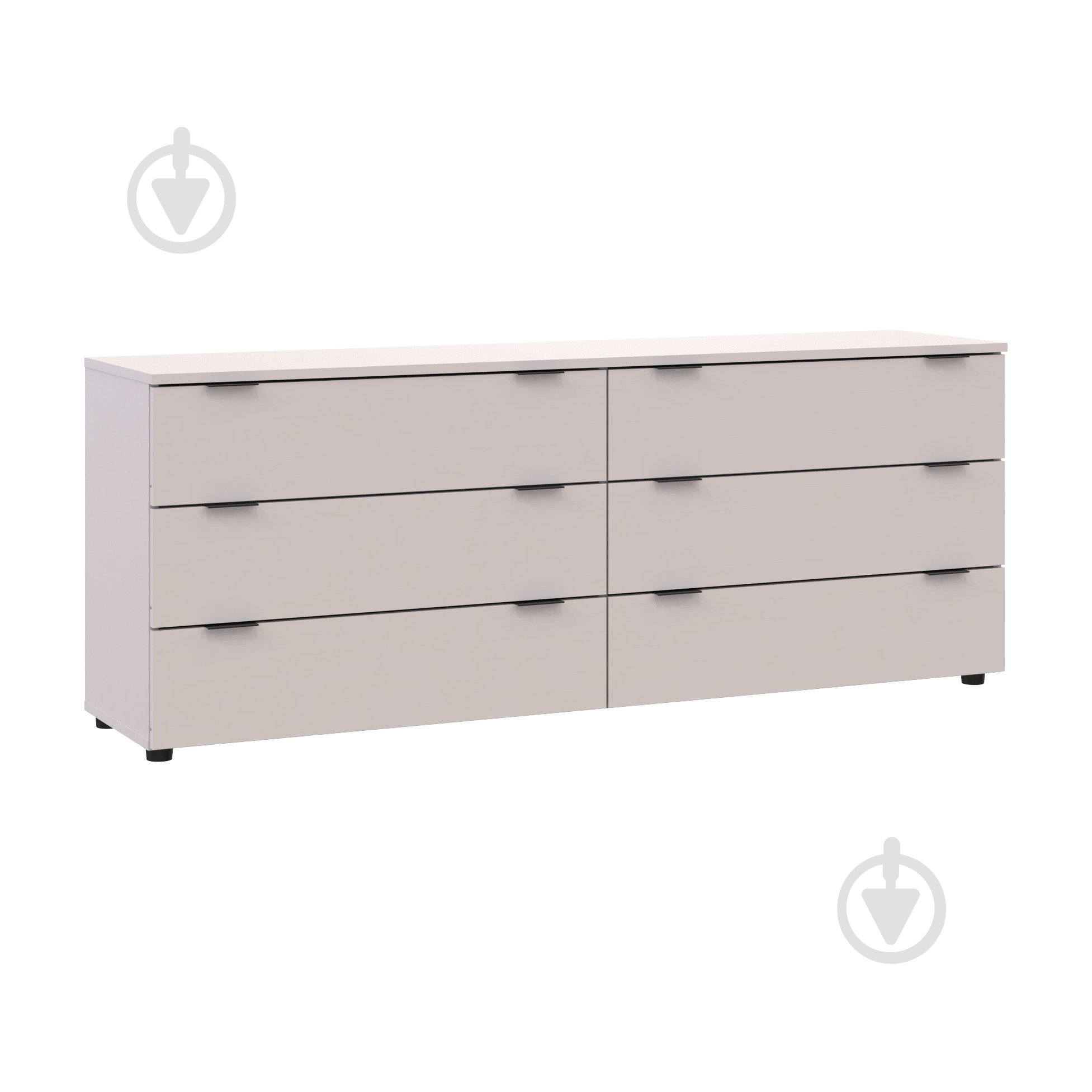 Комод Doros Рон 9 1600x620x380 мм кашемір/кашемір - фото 5 Комод Doros Рон 9 1600x620x380 мм кашемір/кашемір - фото 5