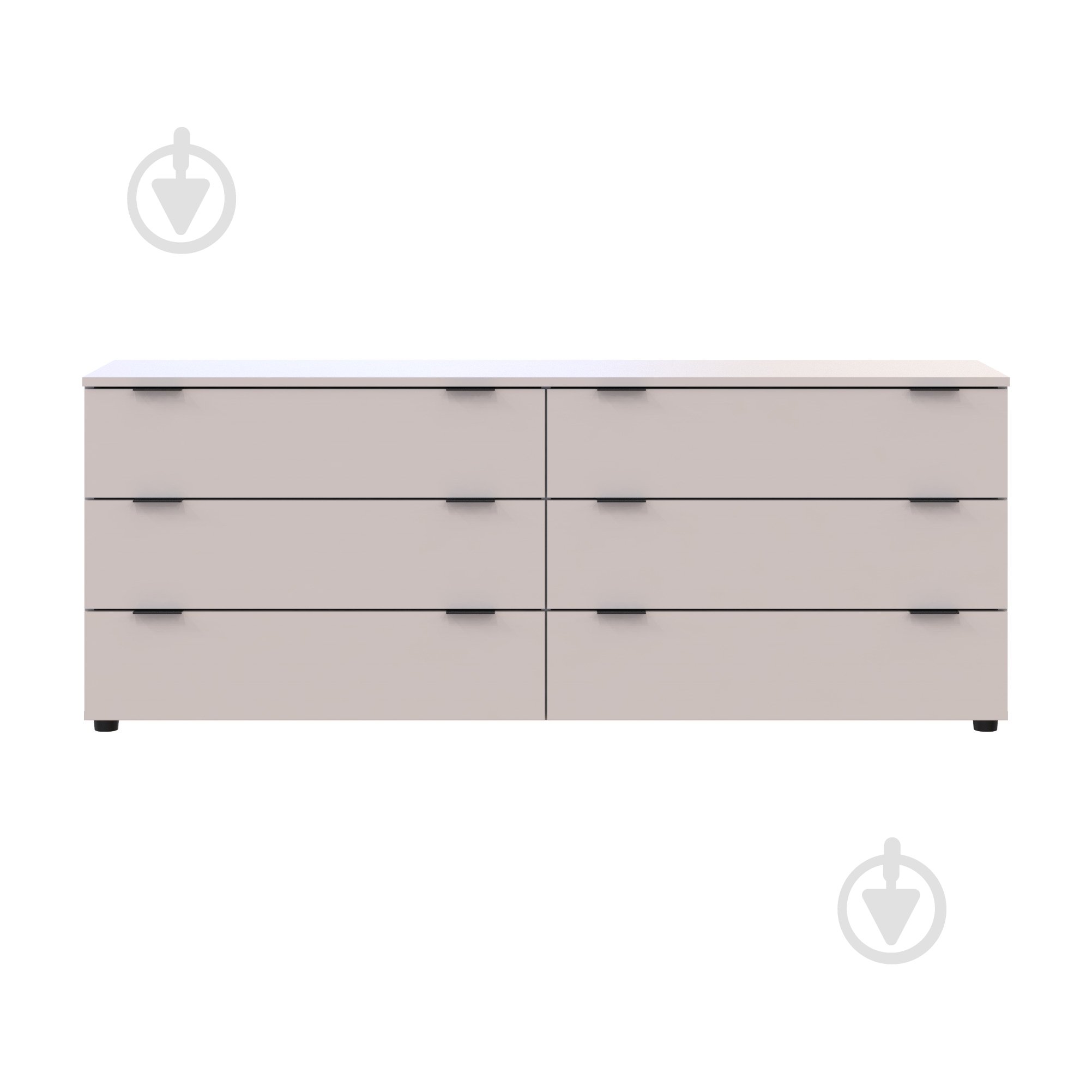 Комод Doros Рон 9 1600x620x380 мм кашемір/кашемір - фото 4 Комод Doros Рон 9 1600x620x380 мм кашемір/кашемір - фото 4