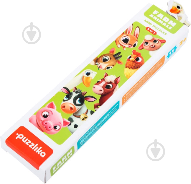 Пазлы картонные Puzzlika Животные фермы - фото 1 Пазлы картонные Puzzlika Животные фермы - фото 1