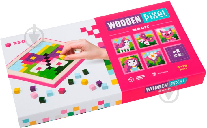 Мозаика Cubika «Wooden pixel 2» - фото 1