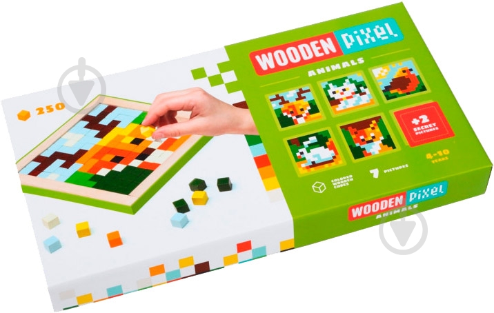 Мозаика Cubika «Wooden pixel 3» - фото 1