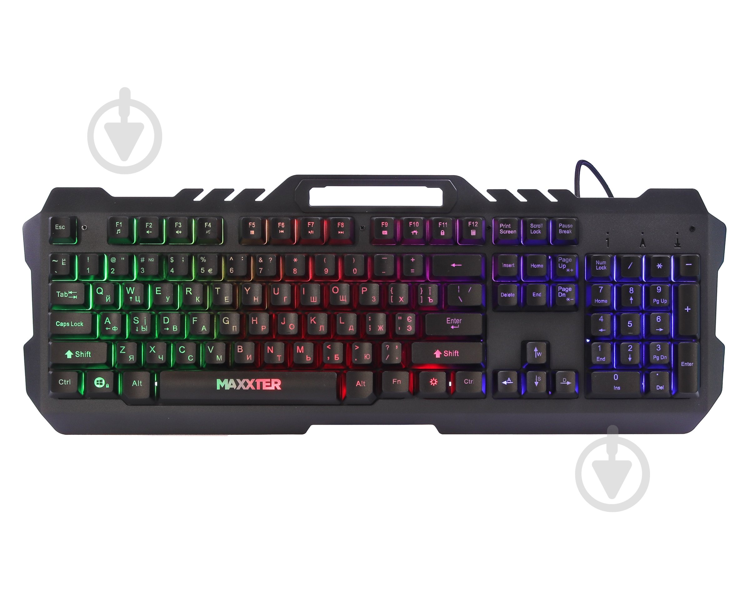 Клавіатура Maxxter KBG-UML-01-UA (KBG-UML-01-UA) 19-keys Anti-Ghosting, метал black - фото 1