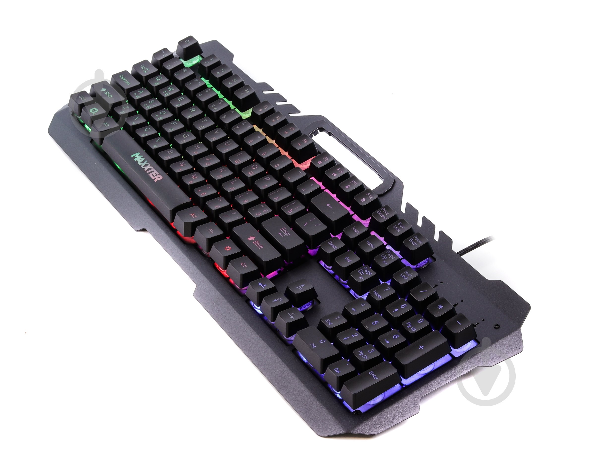 Клавіатура Maxxter KBG-UML-01-UA (KBG-UML-01-UA) 19-keys Anti-Ghosting, метал black - фото 3