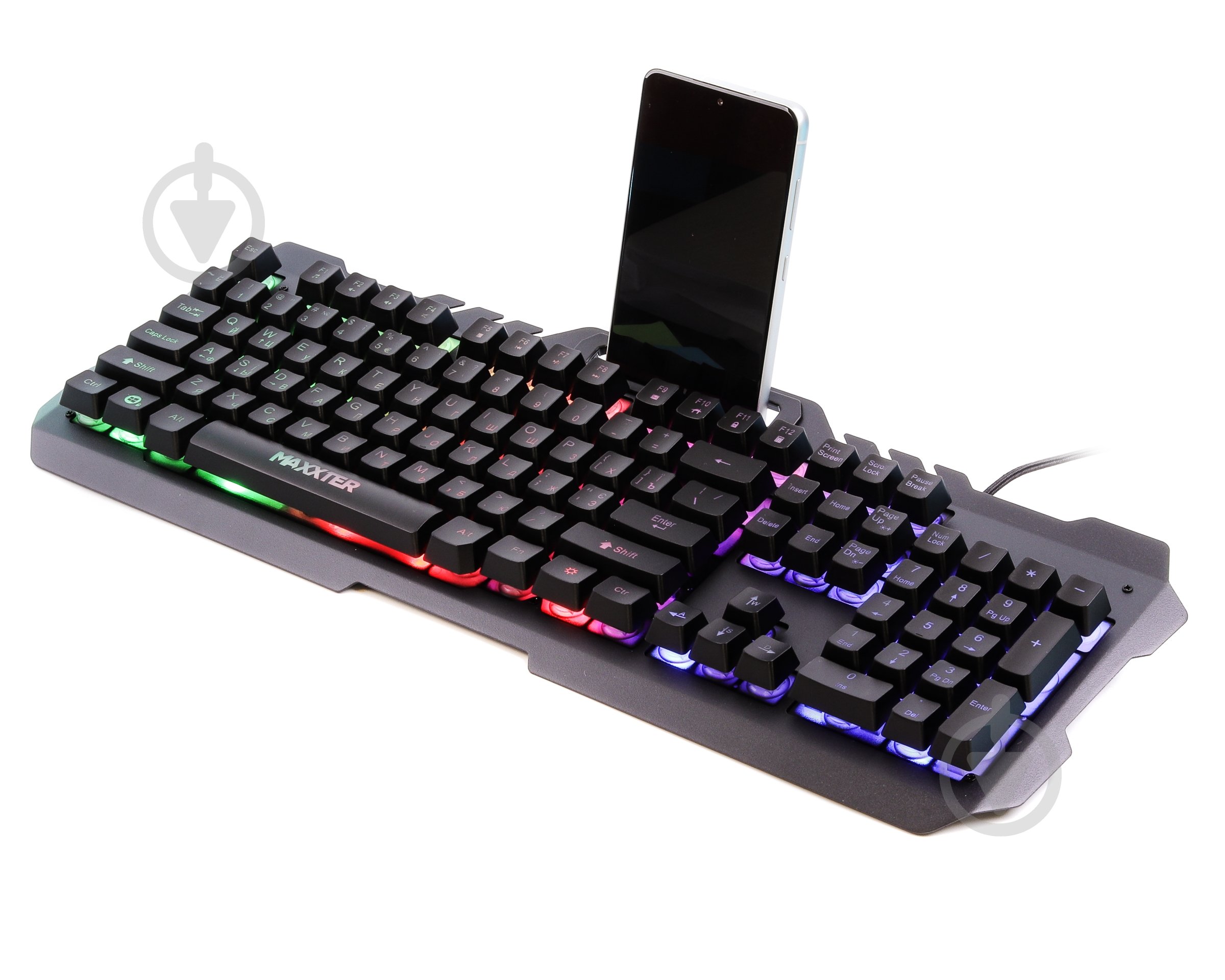 Клавіатура Maxxter KBG-UML-01-UA (KBG-UML-01-UA) 19-keys Anti-Ghosting, метал black - фото 4