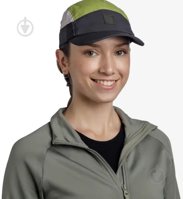 Кепка BUFF 5 PANEL CAP BU 125314.901 L-XL зеленый - фото 6 Кепка BUFF 5 PANEL CAP BU 125314.901 L-XL зеленый - фото 6