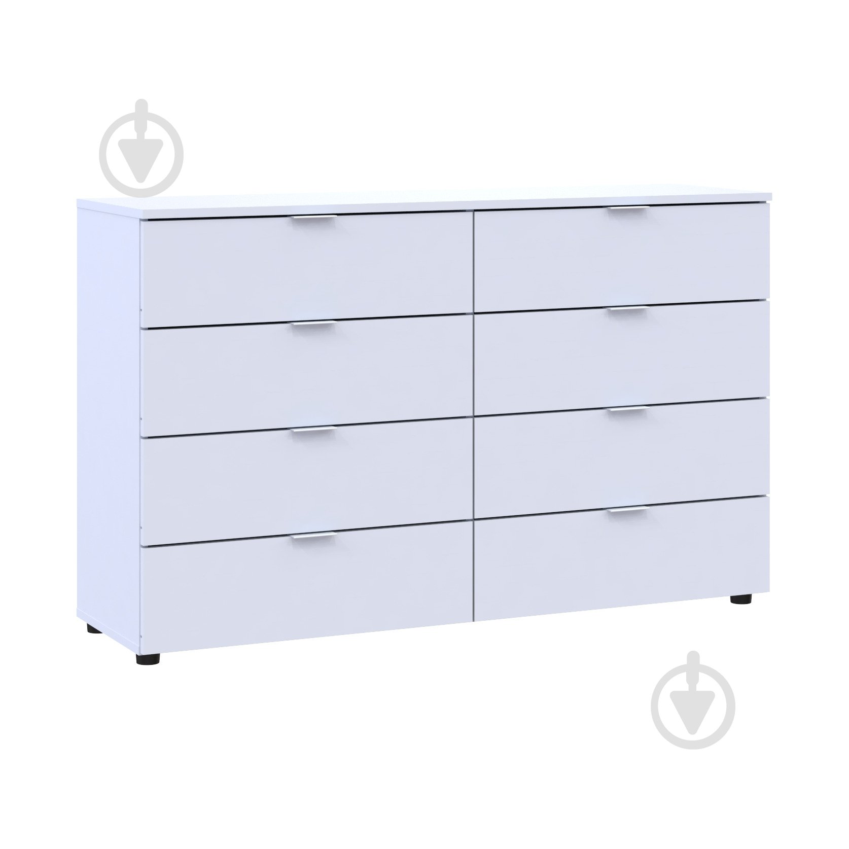 Комод Doros Рон 8 1300x810x380 мм білий/білий - фото 5
