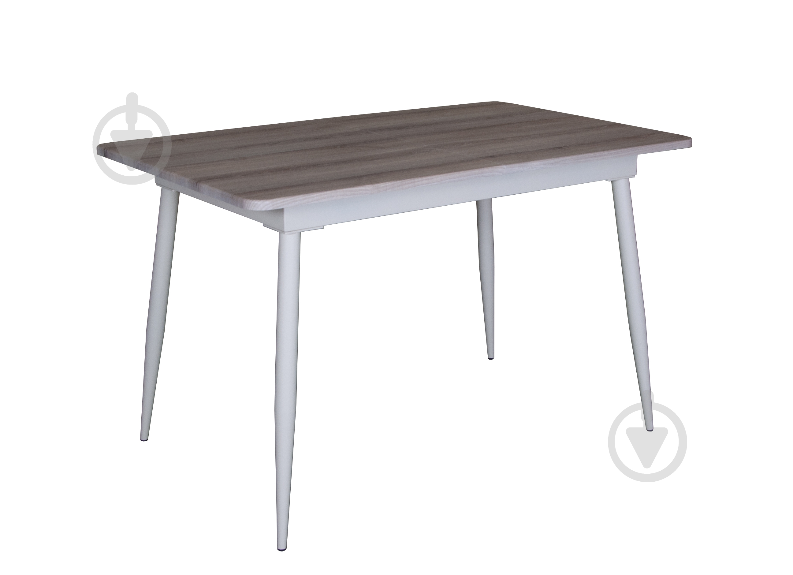 Стол обеденный Eagle Silent бежевый/белый E3674 - фото 1 Стол обеденный Eagle Silent бежевый/белый E3674 - фото 1