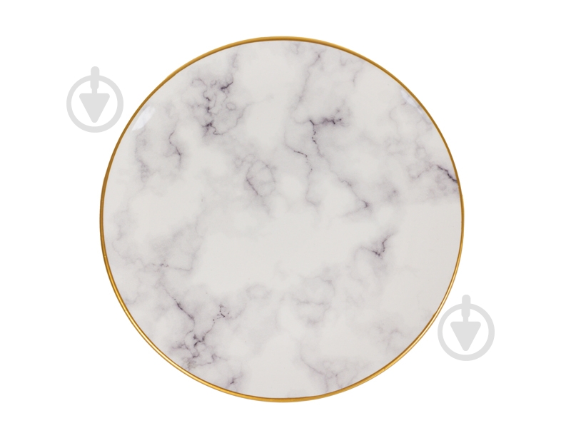 Тарелка десертная Alba ceramics Marble 19 см 769-029 - фото 1