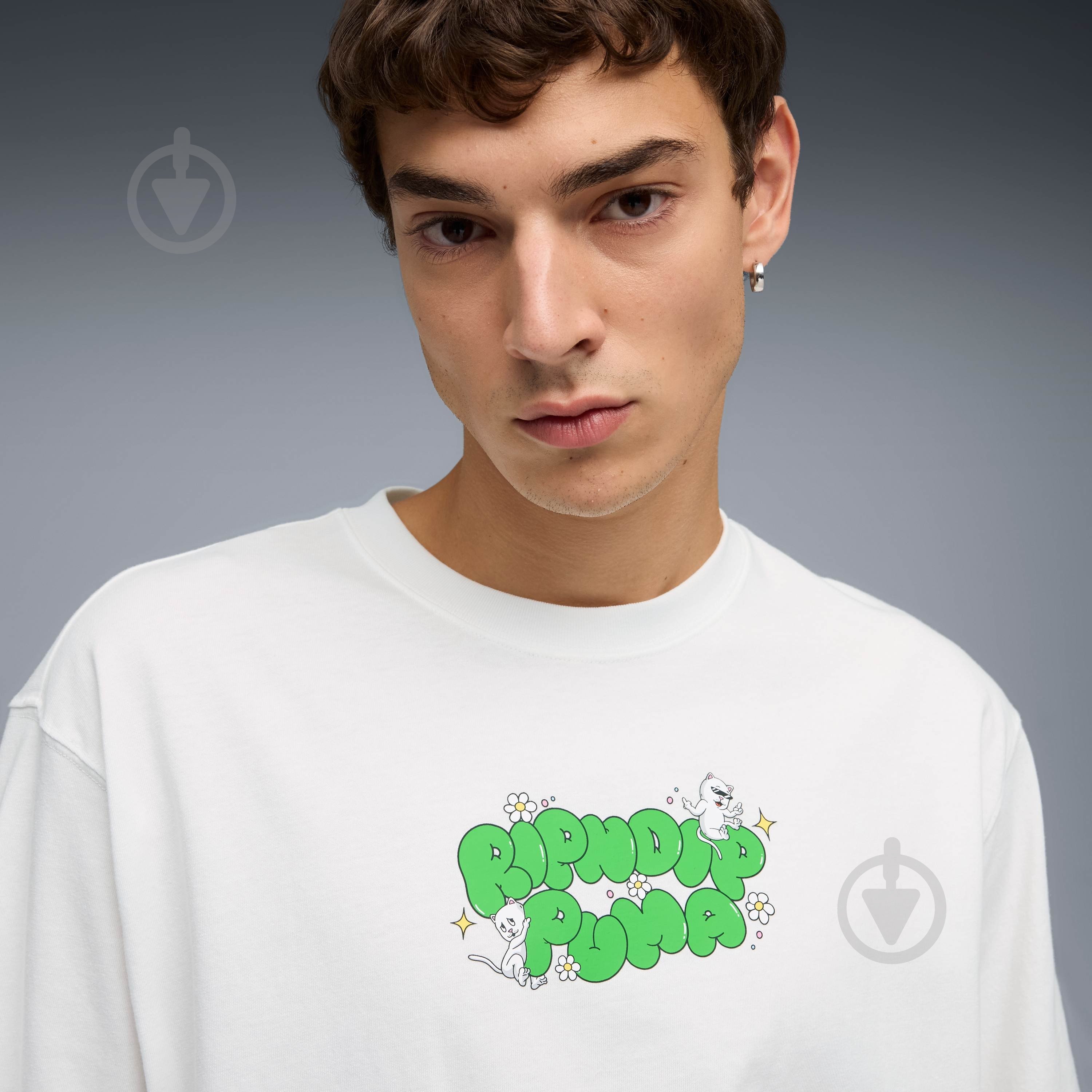 Футболка Puma PUMA X RIPNDIP Boxy Graphic Tee 63241302 р.2XL белый - фото 3