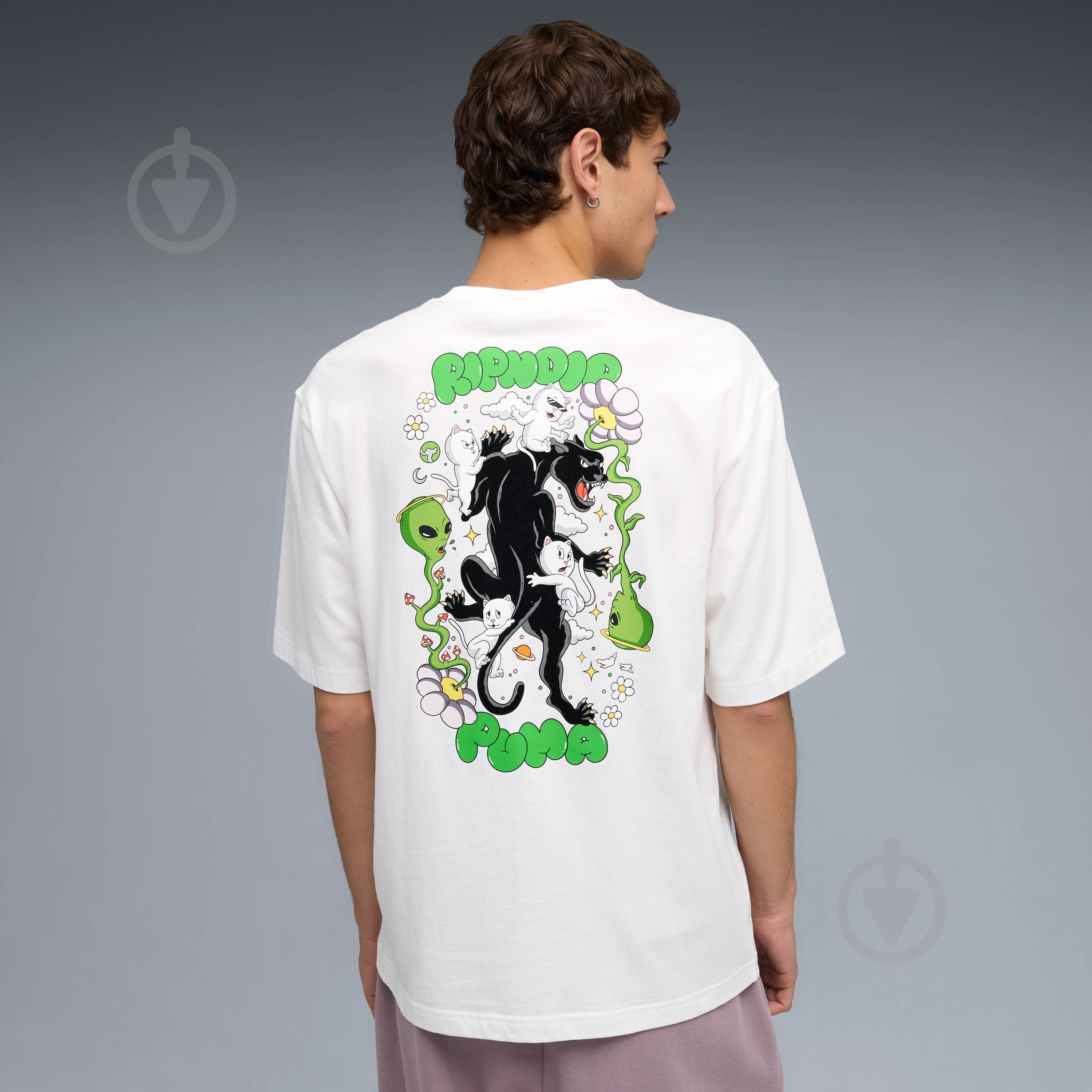Футболка Puma PUMA X RIPNDIP Boxy Graphic Tee 63241302 р.2XL белый - фото 5