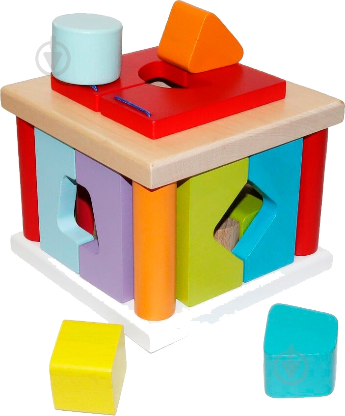 Игрушка развивающая Cubika Сортер куб LS-5 - фото 1